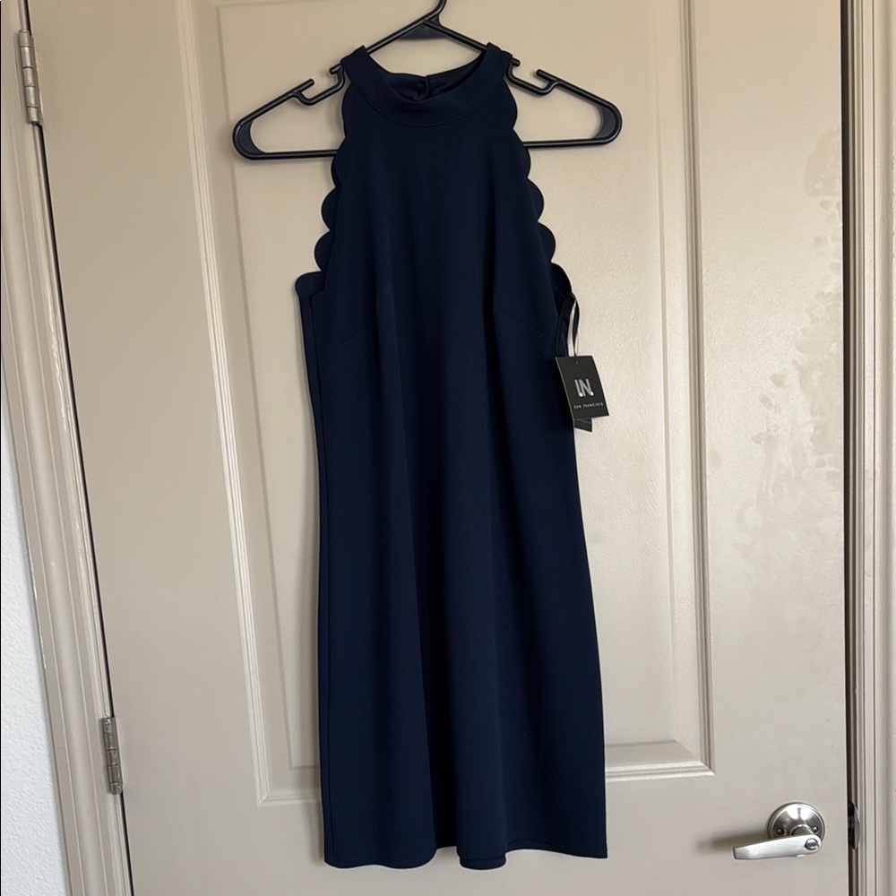 Elegant Navy Blue Dress by I.N. San Francisco
